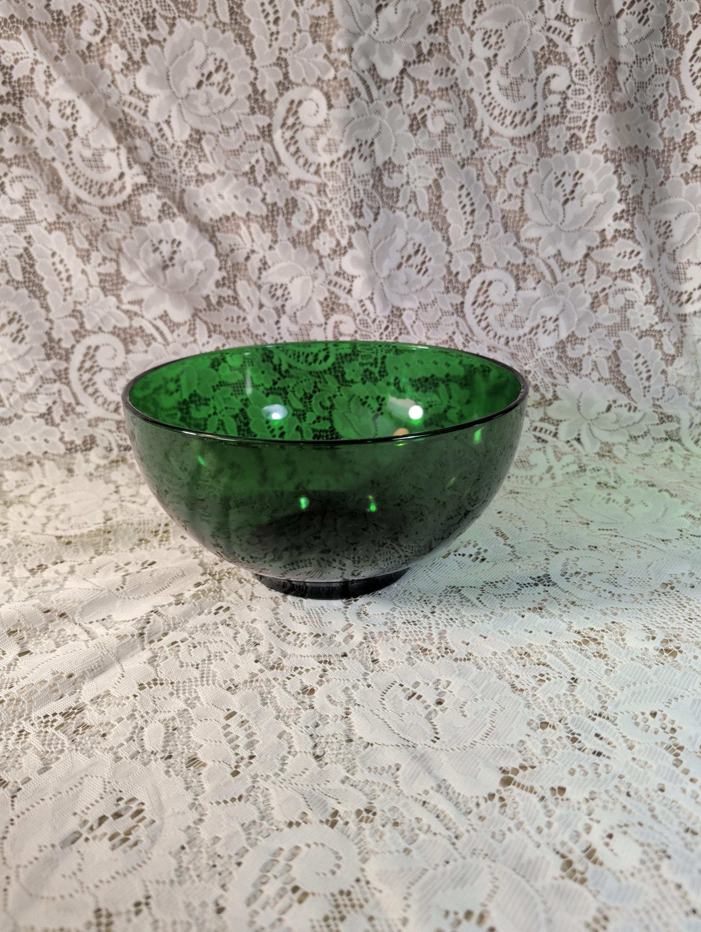 マッキー社　ガラス製　緑色 ボウル アンティーク Antique Vintage Green Bowl - Etsy