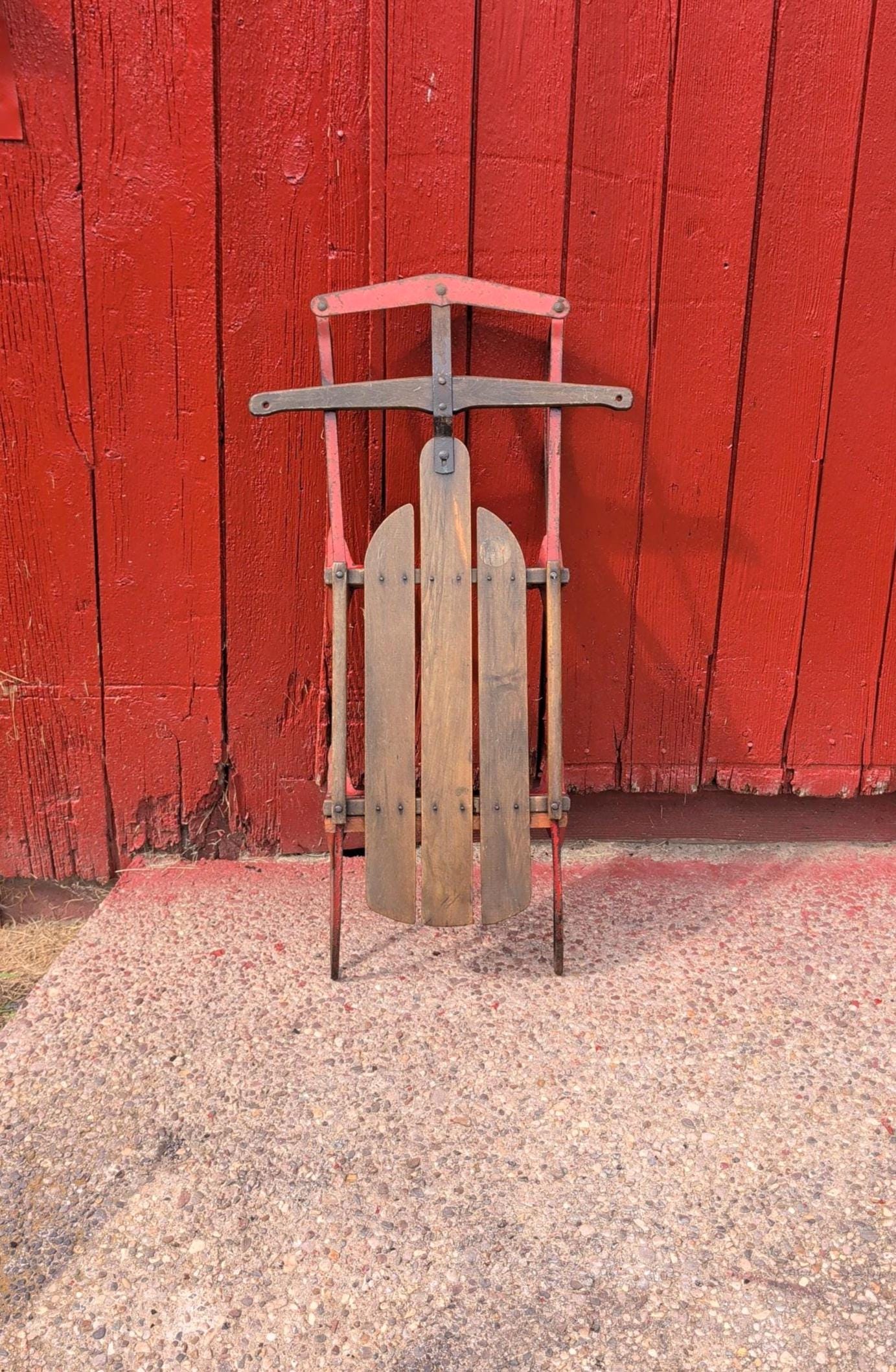 ワンツーsLEDテール Vintage Flexible Flyer Sled - Etsy