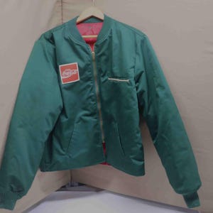 Vintage Coca Cola Men’s Green Delivery Worker Jacket ,1970s