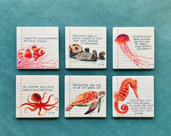 Ocean Animals Coasters