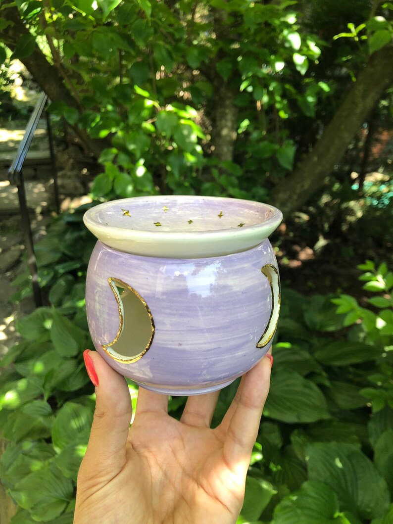 luminary Handmade ceramic lantern oil warmer oil diffuser