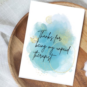 Tarjeta de felicitación, descarga digital para impresión, tarjeta personalizable y divertida