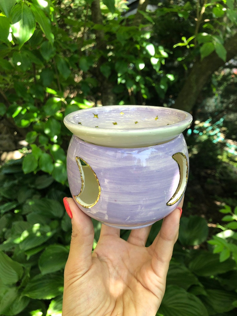 luminary Handmade ceramic lantern oil warmer oil diffuser