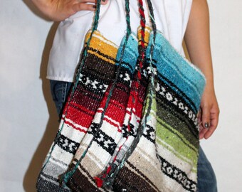 mexican blanket backpack