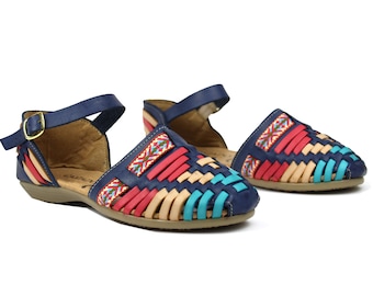 Handcrafted 100 % Genuine Leather Huarache Sandal  Boho Hippie Vintage Mexican Style   Mexican Huaraches