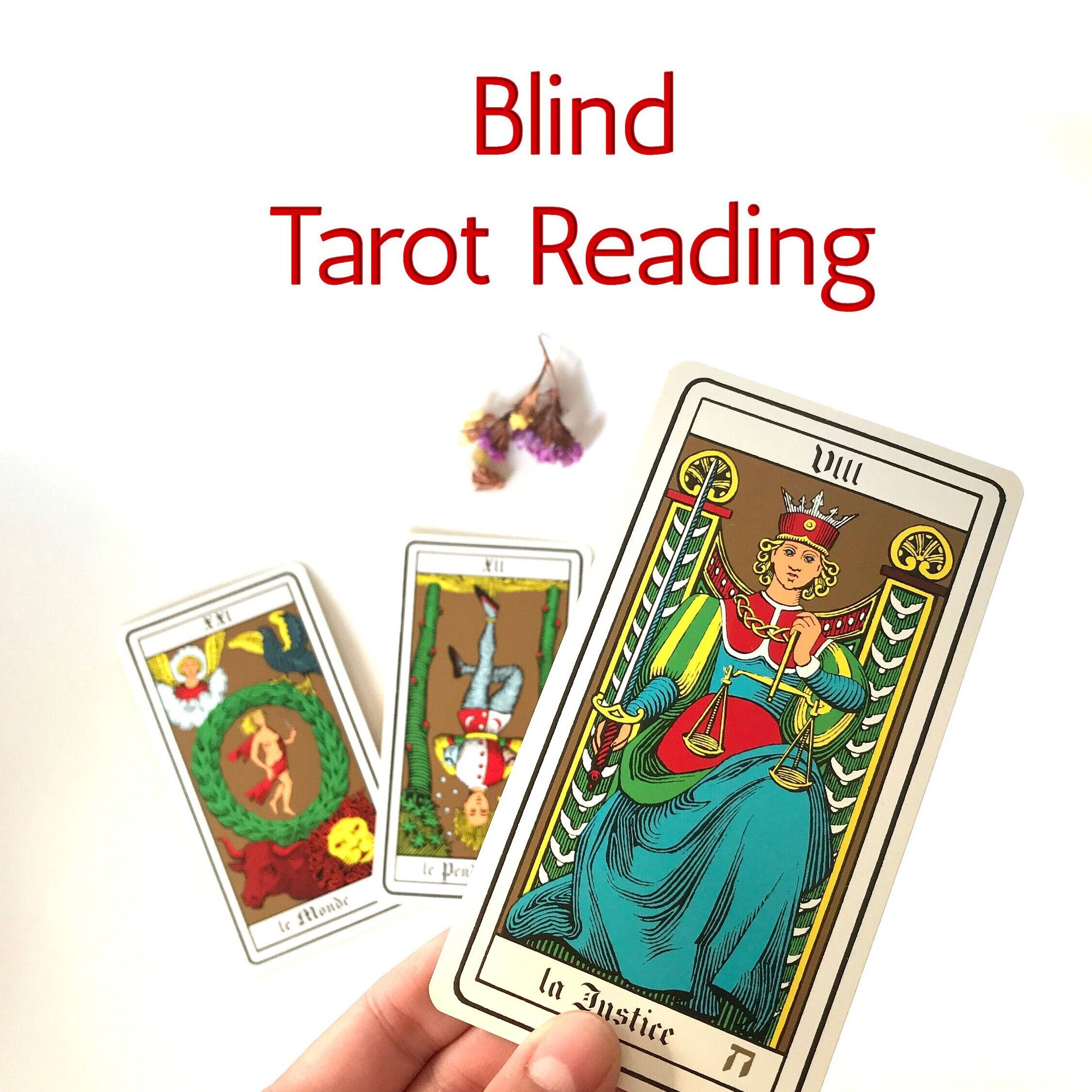 Tarot Aveugle et Lecture de Tarot Carte Oracle