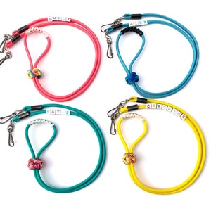 Lanière et porte-lunettes de masque colorés personnalisés pour enfants/adultes (longueur réglable, poids léger) Collier masque/lunettes 2 en 1, lanière