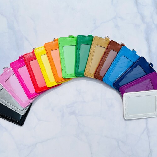 Vertical Id Card Badge Holder