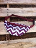 Monogrammed Fanny Pack - Chevron Pattern in Many Colors! 