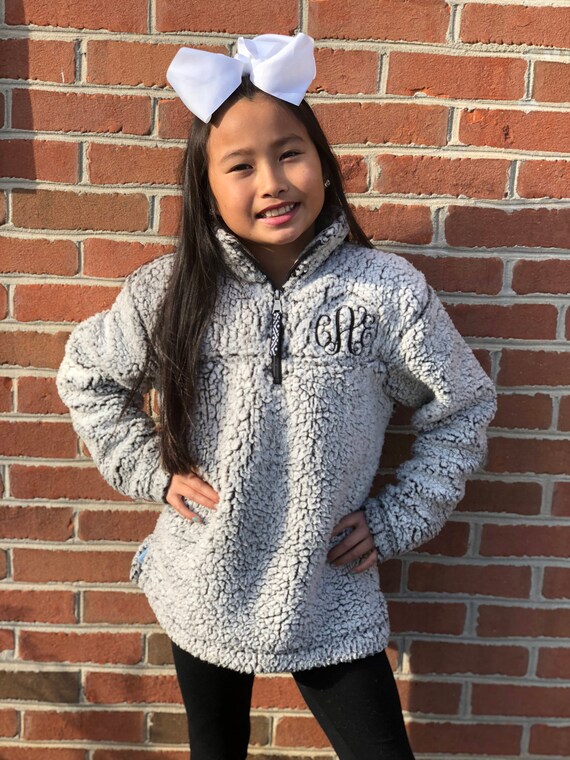 sherpa pullover girls