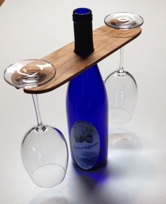 Wine glass rack two glasses Etsy