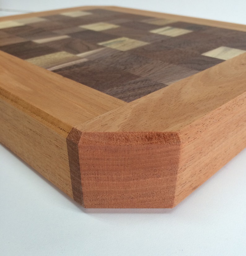 Black Walnut and Mahogany End Grain Butcher Block Etsy