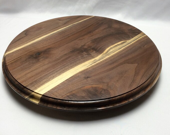 Black Walnut Lazy Susan Etsy