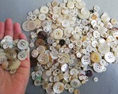 Large lot of antique mother of pearl buttons