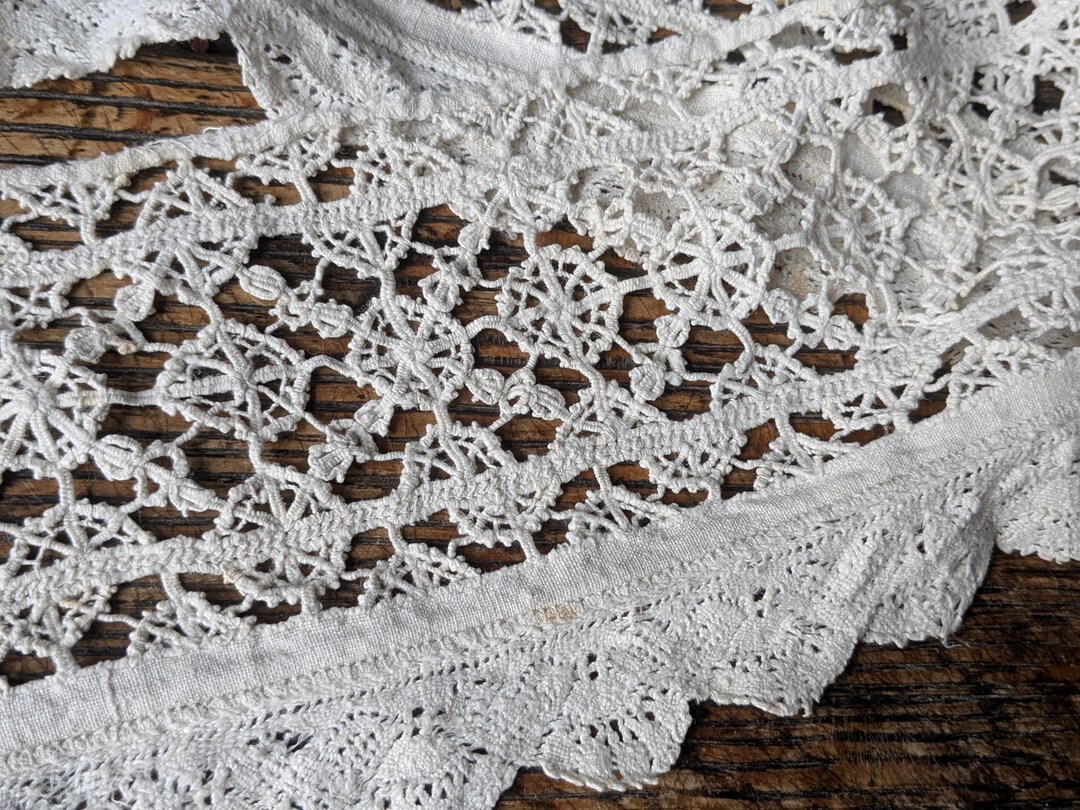 Antique Reticella Lace Length - Etsy