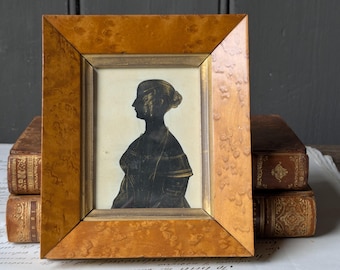 Antique silhouette of a woman