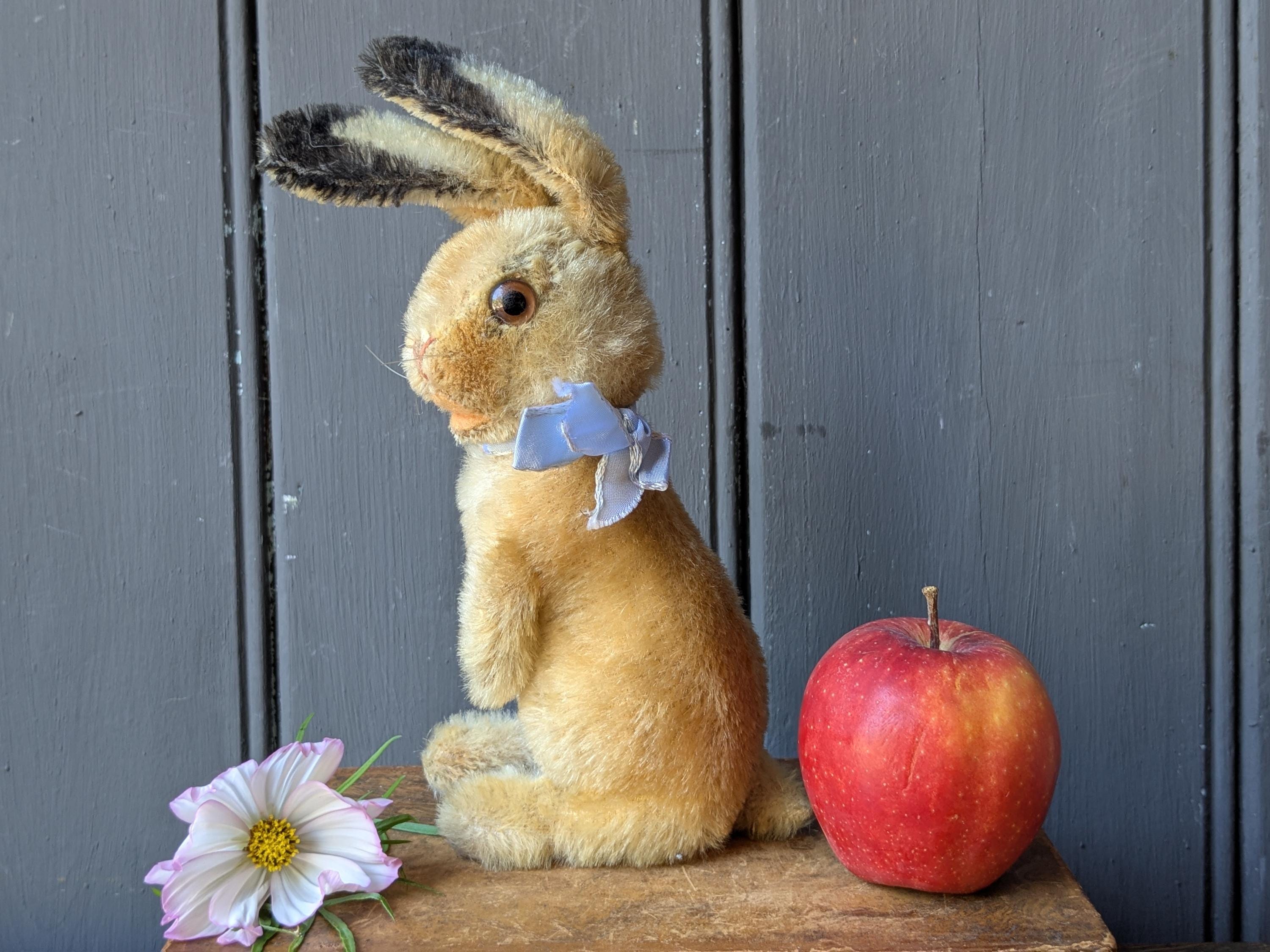 ヴィンテージ シュタイフ 座るウサギ - Etsy 日本