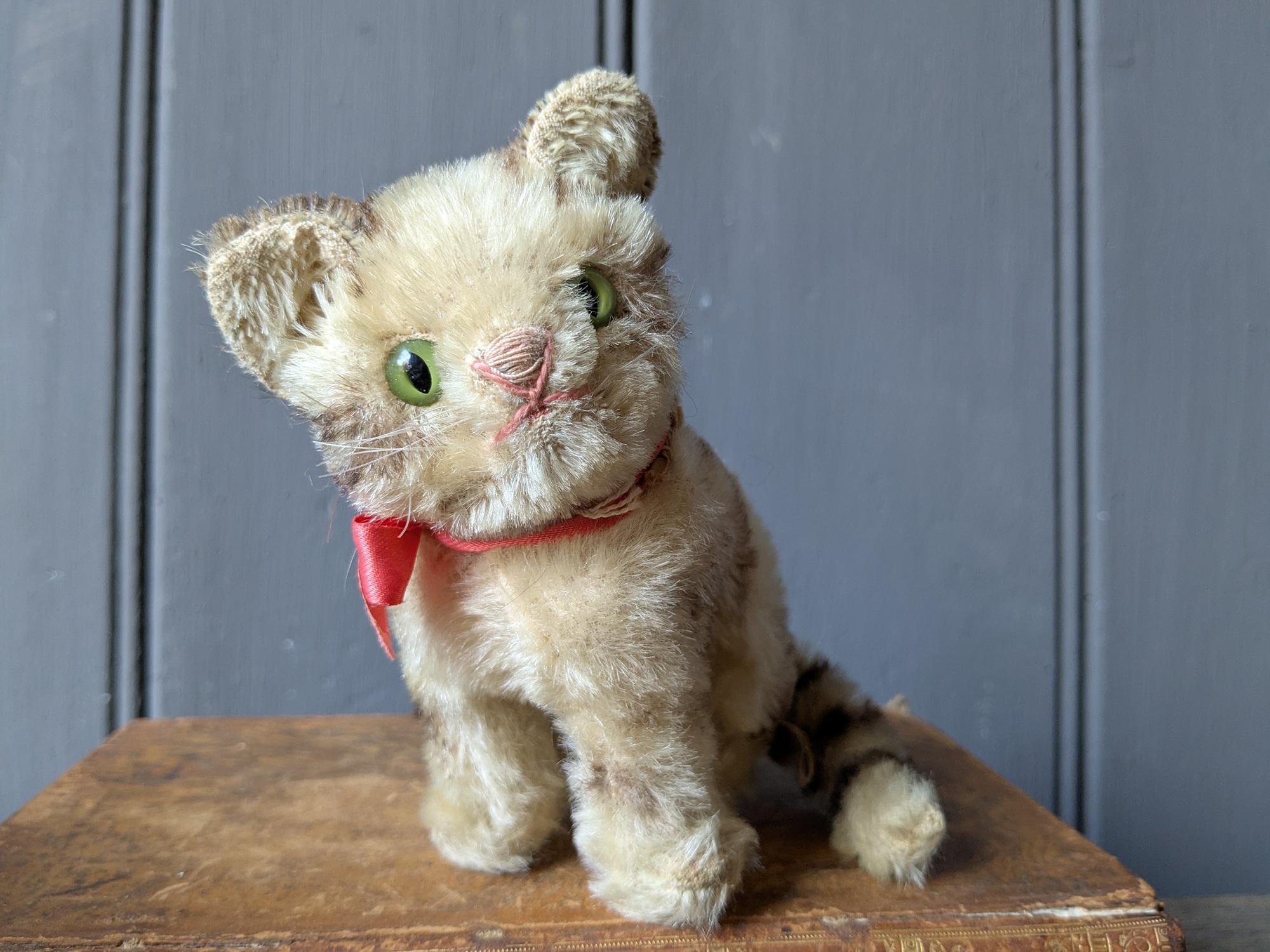 Vintage Sitting Steiff Susi Cat - Etsy Israel