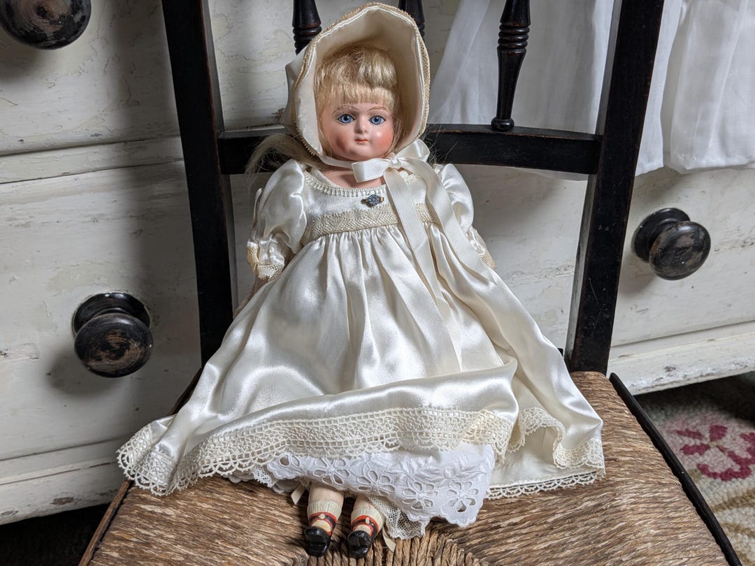 Yeux Bleus Anciens – Pour Poupée Ancienne Ou Restauration – Occasion