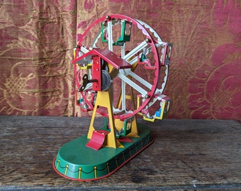 Clockwork ferris wheel toy, made in Germany