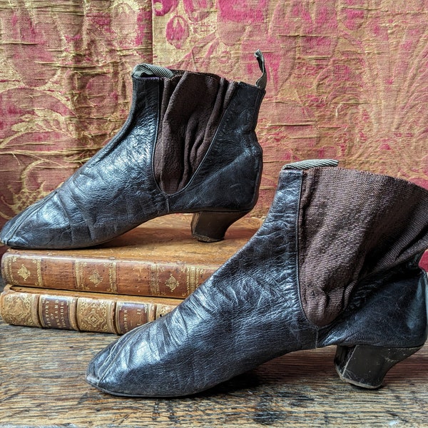 Antique Victorian shoes, ankle boots