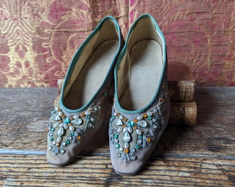 Vintage beaded shoes c1960s