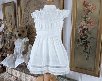 Antique pinafore for a baby, Edwardian