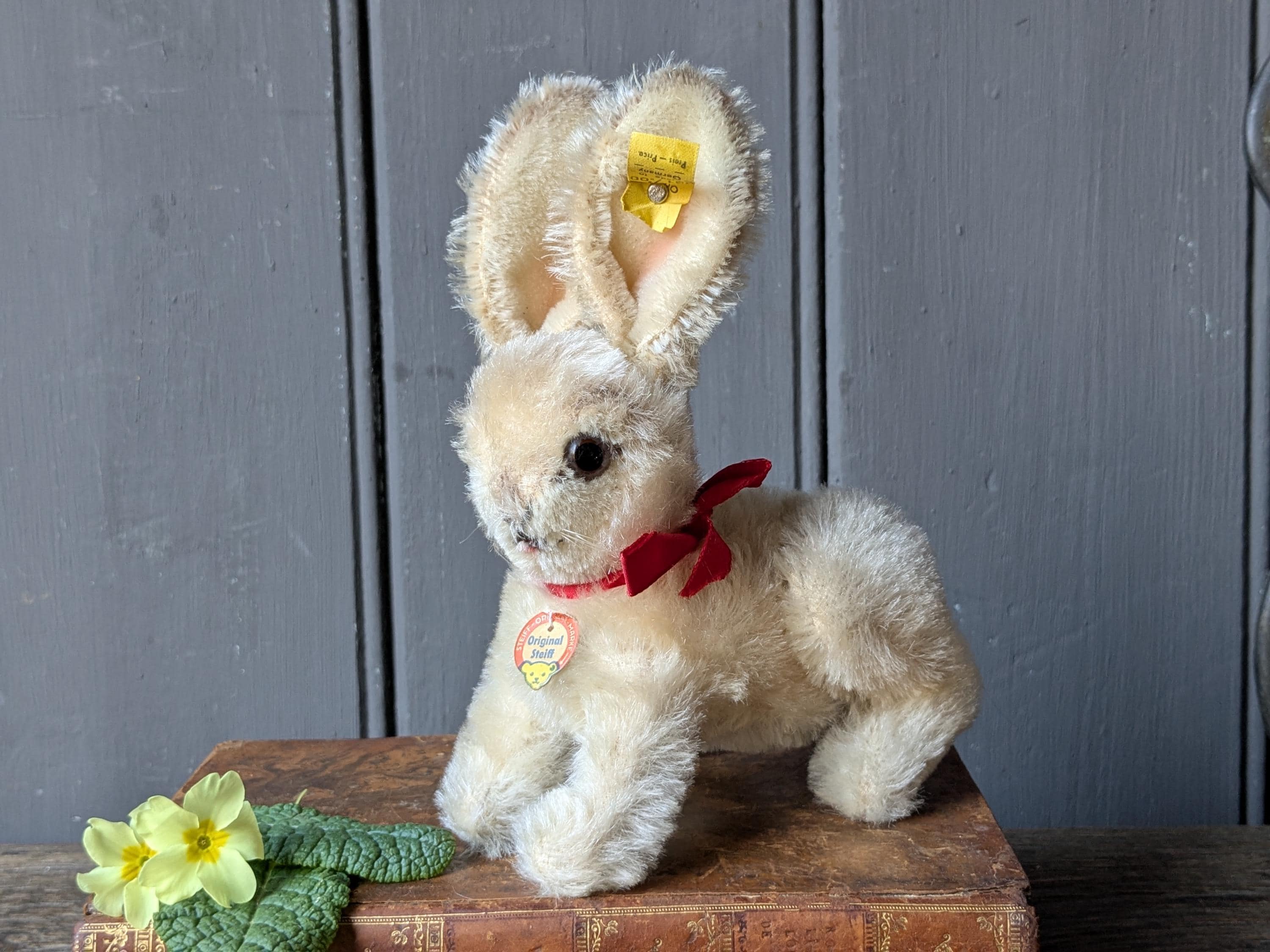 Early Steiff Rabbit Vintage Steiff Rabbit With Tags - Etsy