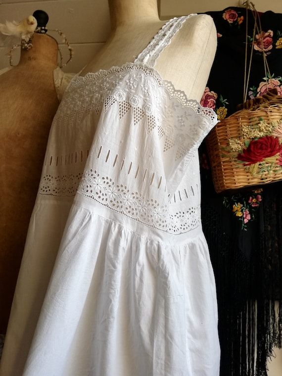 c1920s cotton chemise or nightdress, Horrockses co