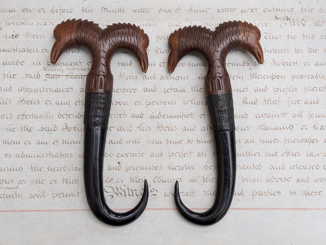 Pair Antique Black Forest Treen Boot Pulls - Etsy UK
