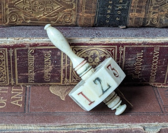 Georgian bone gaming spinner teetotum