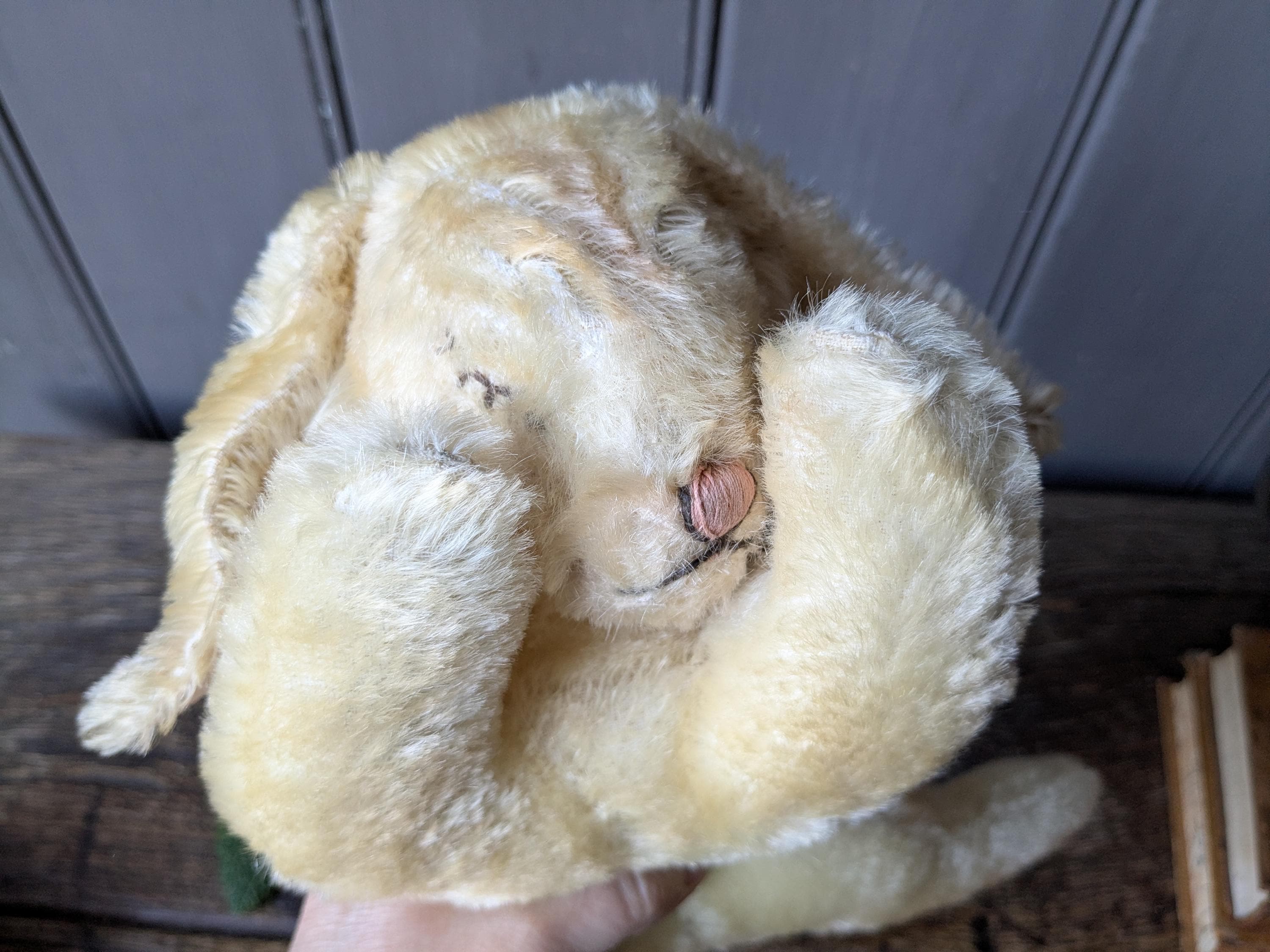 Sleeping Vintage Steiff Bunny - Etsy