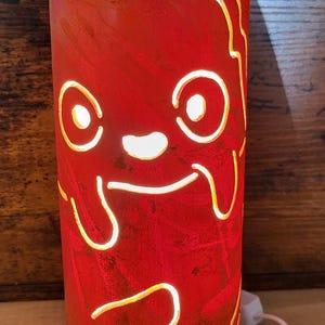 Calcifer Hand Carved PVC LED Pipe Lamp