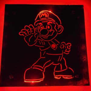Super Mario PVC LED Lighted Sign