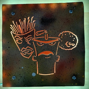 Insegna luminosa a LED in PVC Aqua Teen Hunger Force