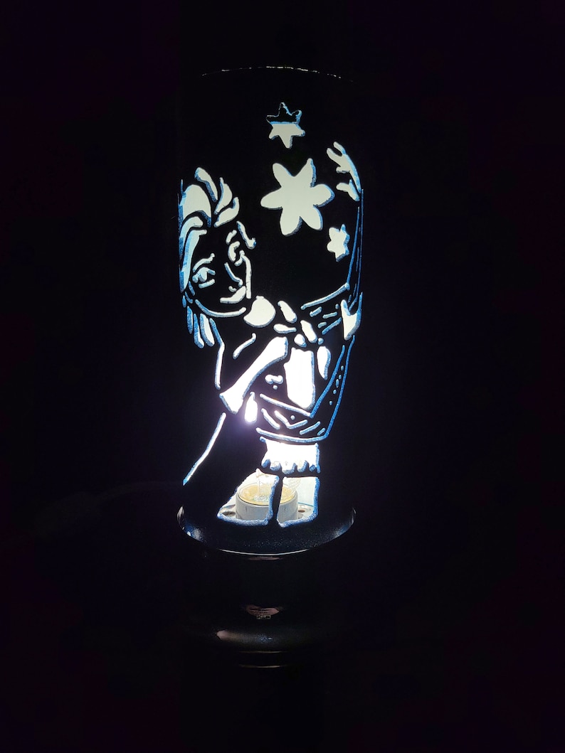 Elsa Frozen PVC Pipe Lamp Etsy