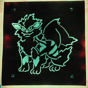 Arcanine PVC LED Lighted Sign