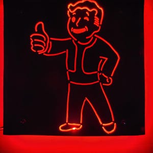 Fallout PVC LED Lighted Sign