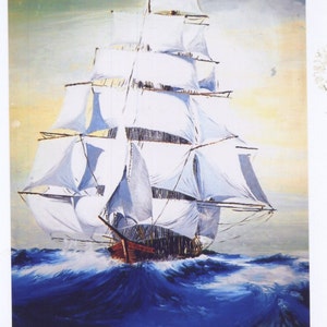 Art Print, Vintage, Historical The Tall Ships