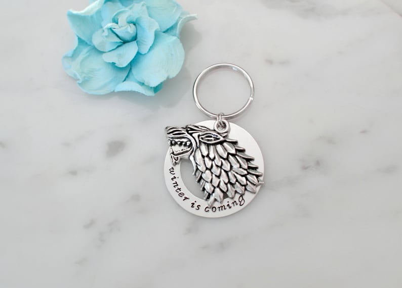 Game of Thrones Inspired 'winter is Coming' Keychain | Etsy