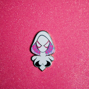 B-GRADE: Spider-Gwen Gold Enamel Pin | Lapel Pin | Hard Enamel Pin