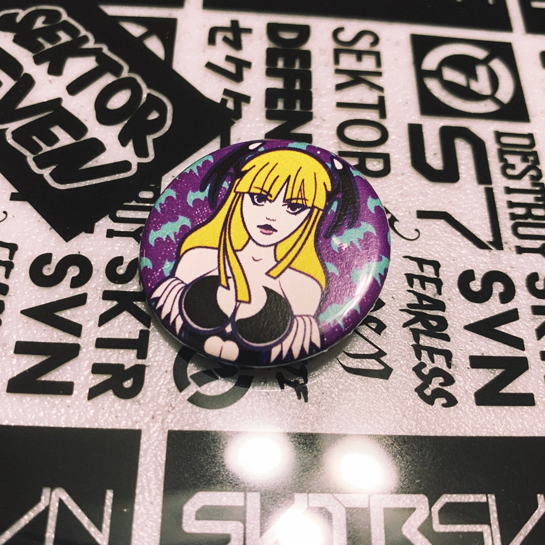 Morrigan [blonde] Button - Etsy