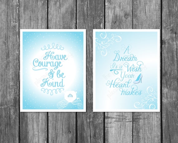 Arte De Pared Cenicienta Decoracion De La Fiesta De La Etsy