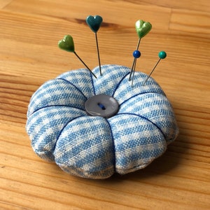 Gingham Pin Cushion