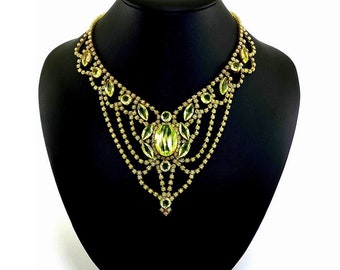 ヴァセリンウランガラス | ヴィンテージ | ペンダントネックレス