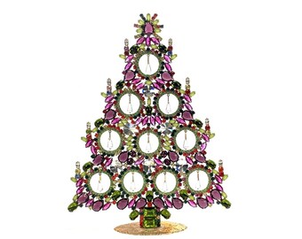 ヴィンテージクリスタル ヴェネツィアアートガラス クリスマスツリー