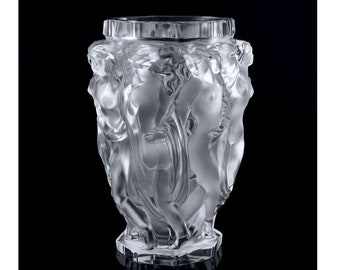 Glamorous Art Deco Ladies Satin Glass Vase 1930' H. Hoffmann
