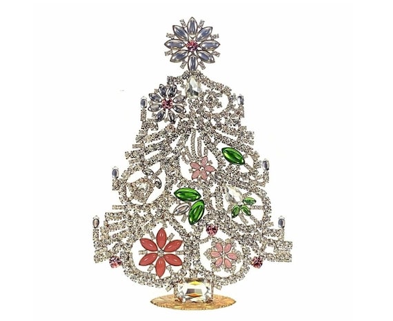 8 1/2インチ 大型ヴィンテージクリスタルクリアアートガラスフィギュア