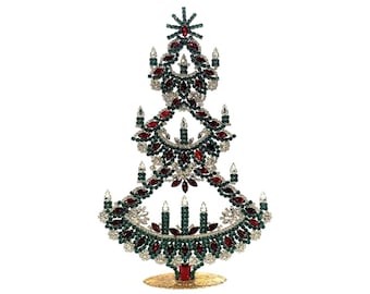 ヴィンテージクリスタル ヴェネツィアアートガラス クリスマスツリー
