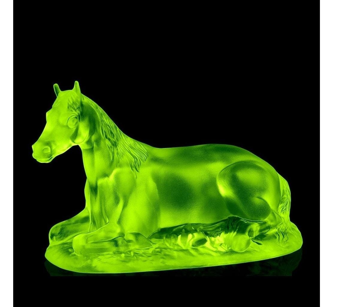 Lalique horse - Etsy 日本